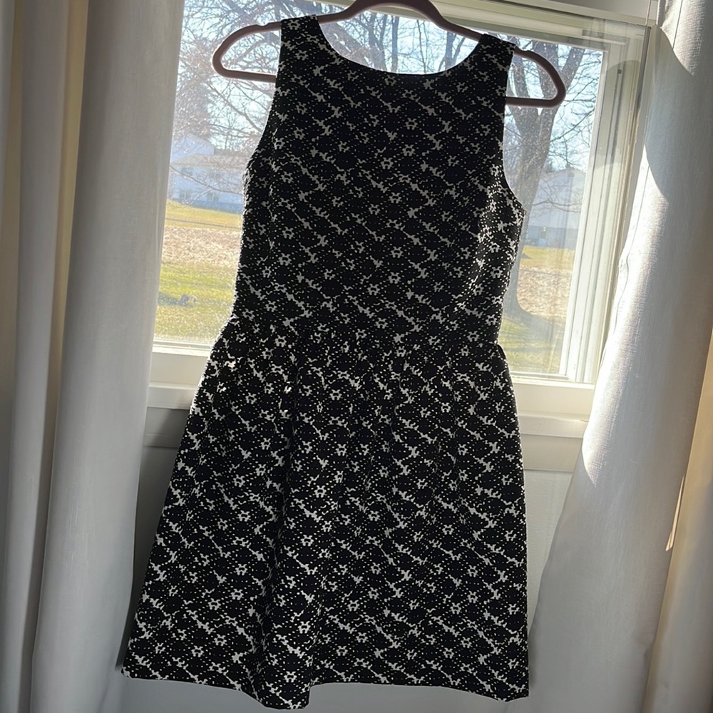 Black and white dress